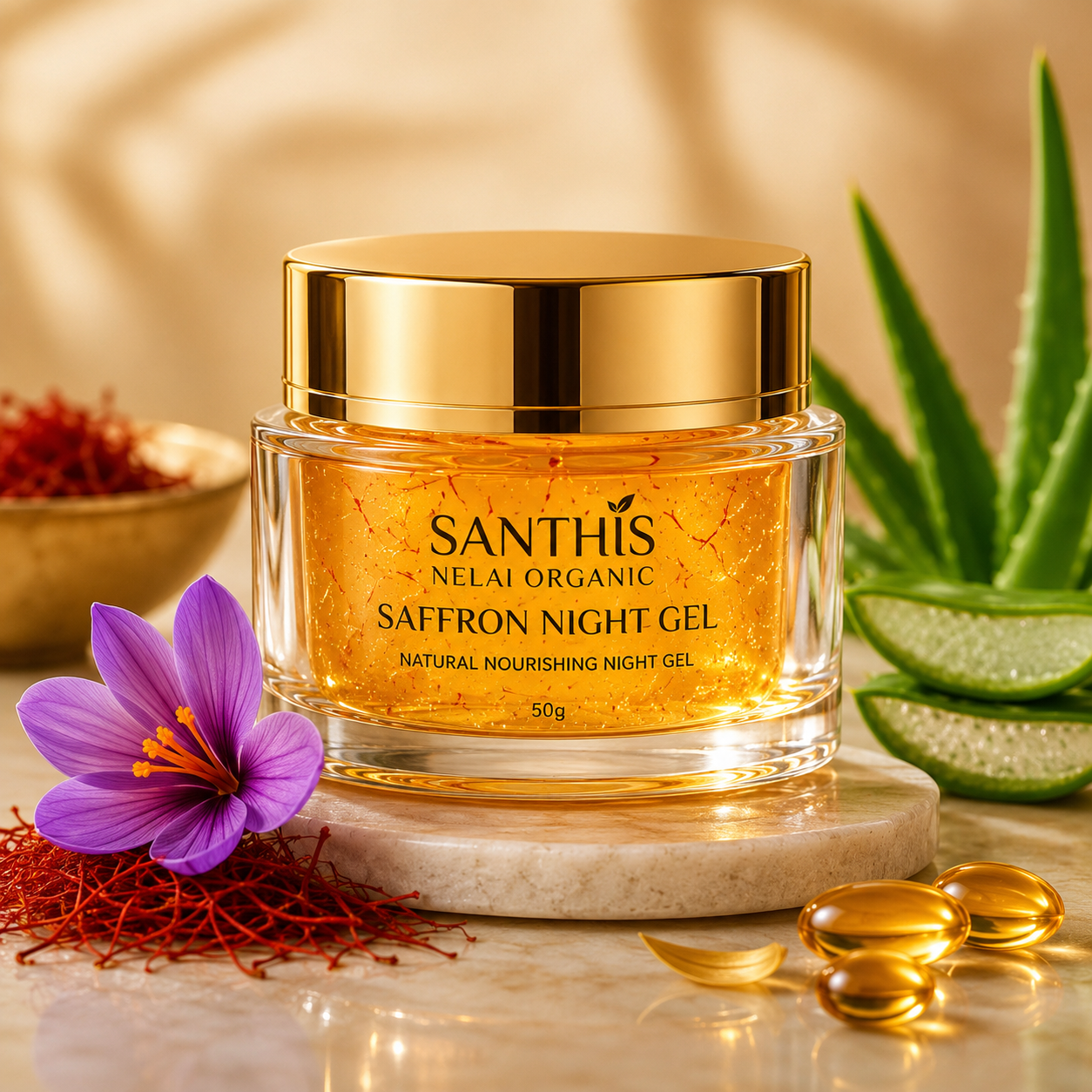Organic Face Gel